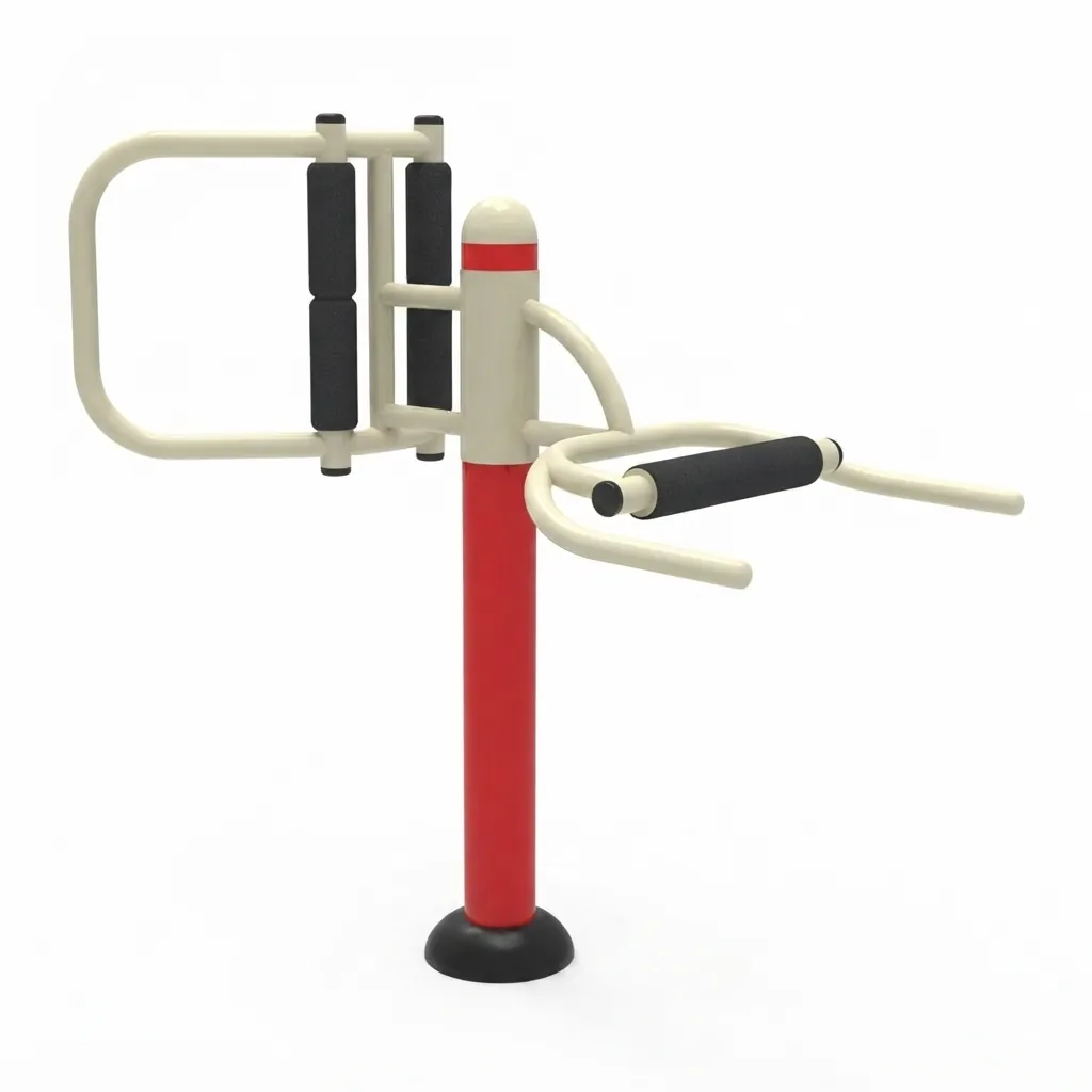 Outdoor gym -19 Back Press installed in Shimoga