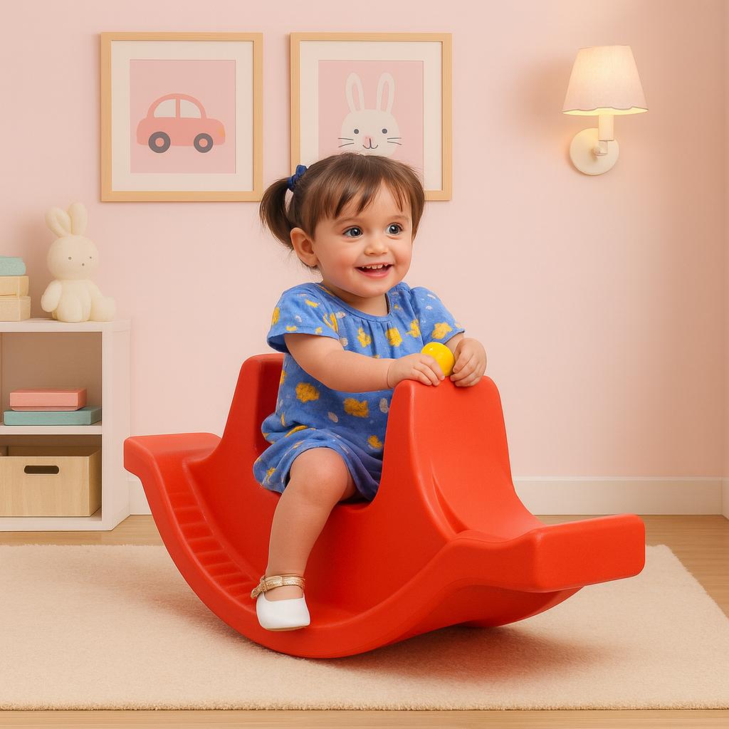 OK Play 3 Way Rocker (Red) - See-Saws & Rockers