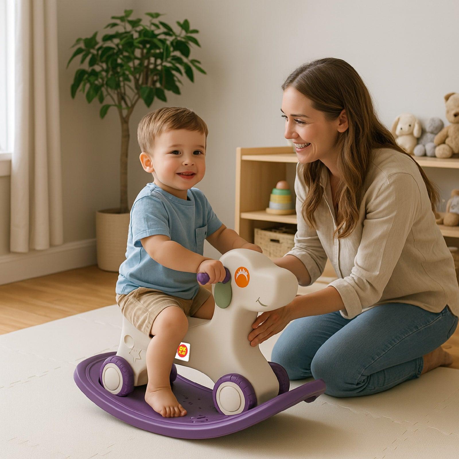 OK Play Cute Puppy Rocker Combo - Ride-On Toys