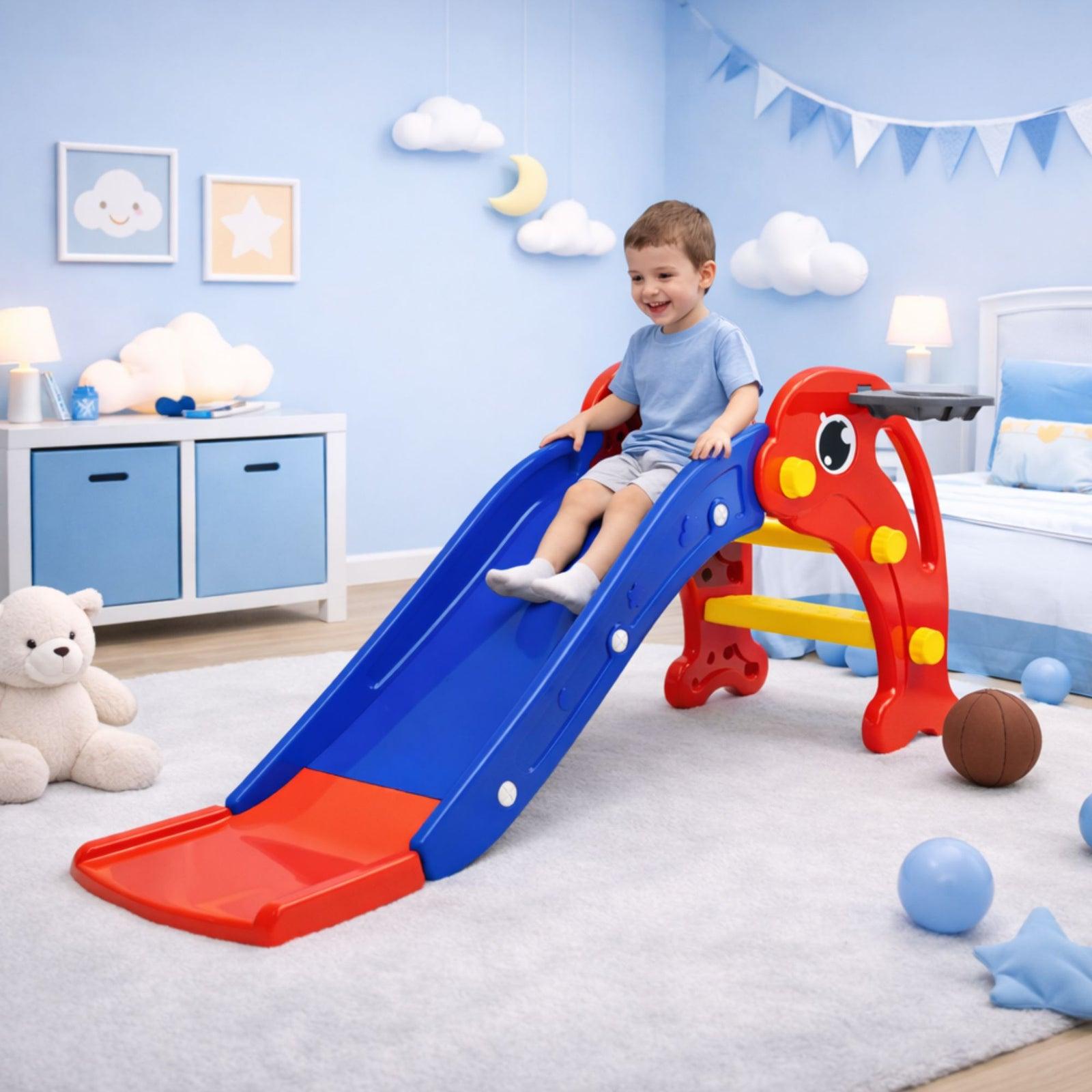OK Play Dolphin Slide with Basketball - Slides