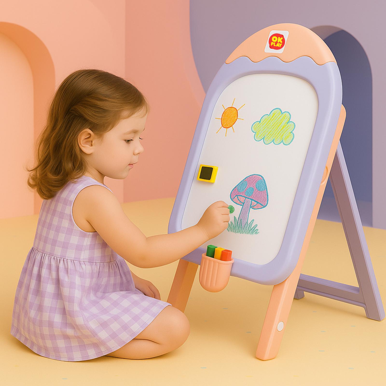 OK Play Ice Cream Easel - Montessori & Preschool