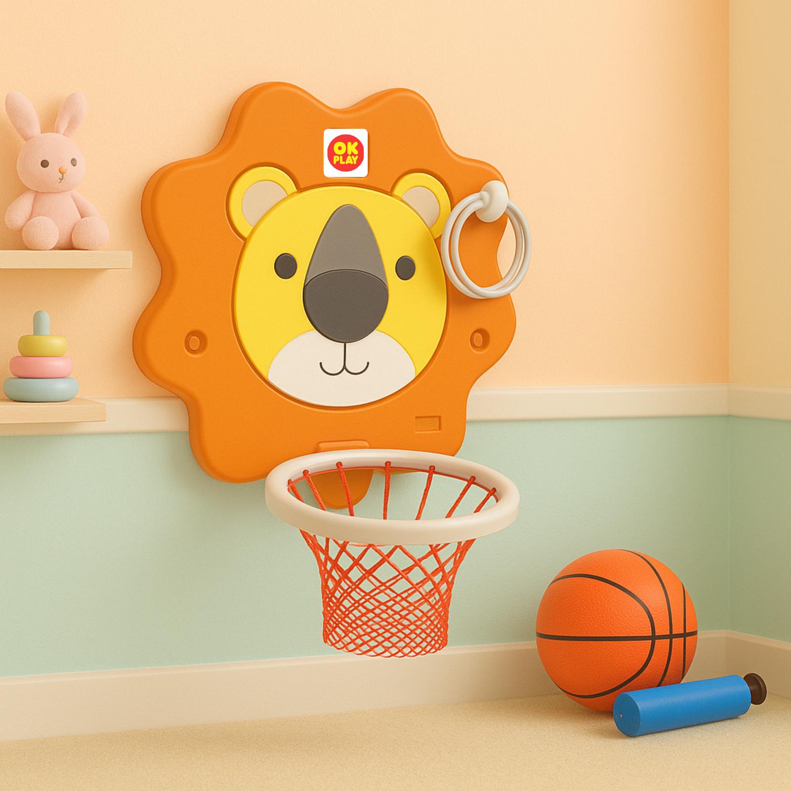 OK Play Lion Basketball Hoop - Sports Toys