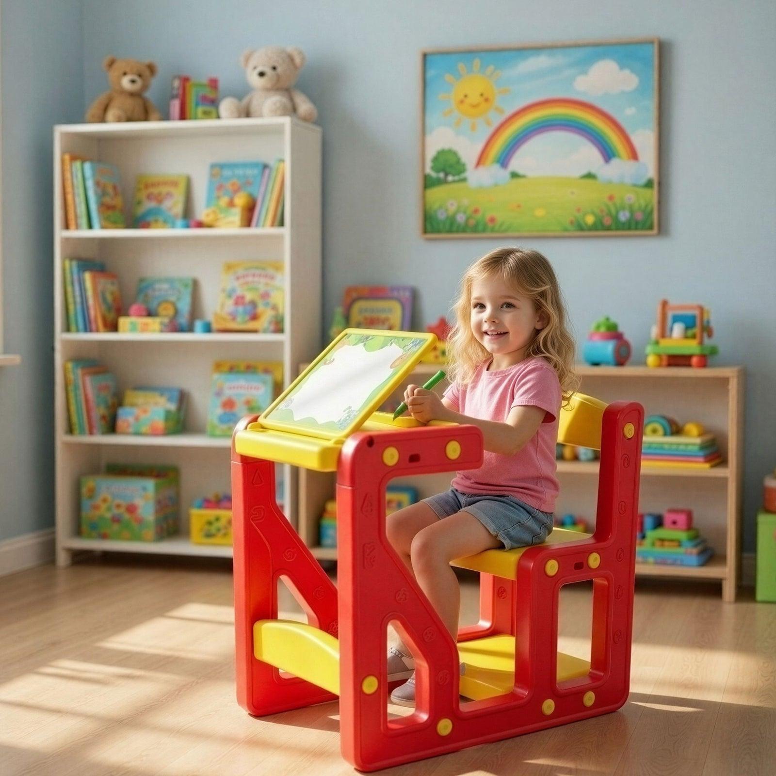 OK Play Mini Minds Single (With Lid) school furniture supplied in Ramanagara by CBM IMPEX