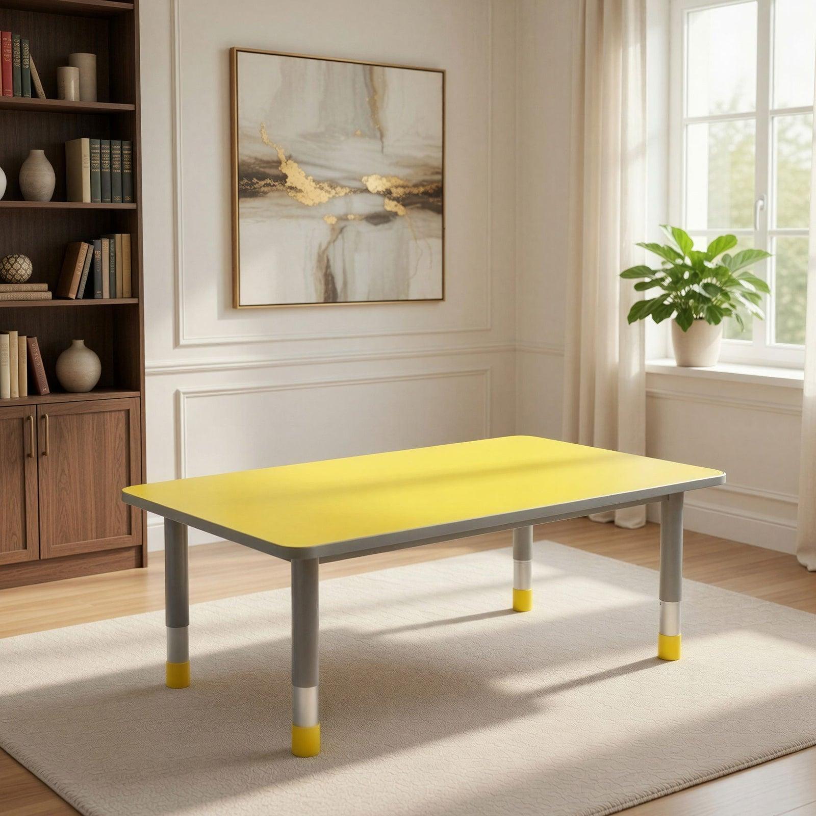 OK Play Rectangle Table (Metal Leg) school furniture supplied in Mysuru by CBM IMPEX