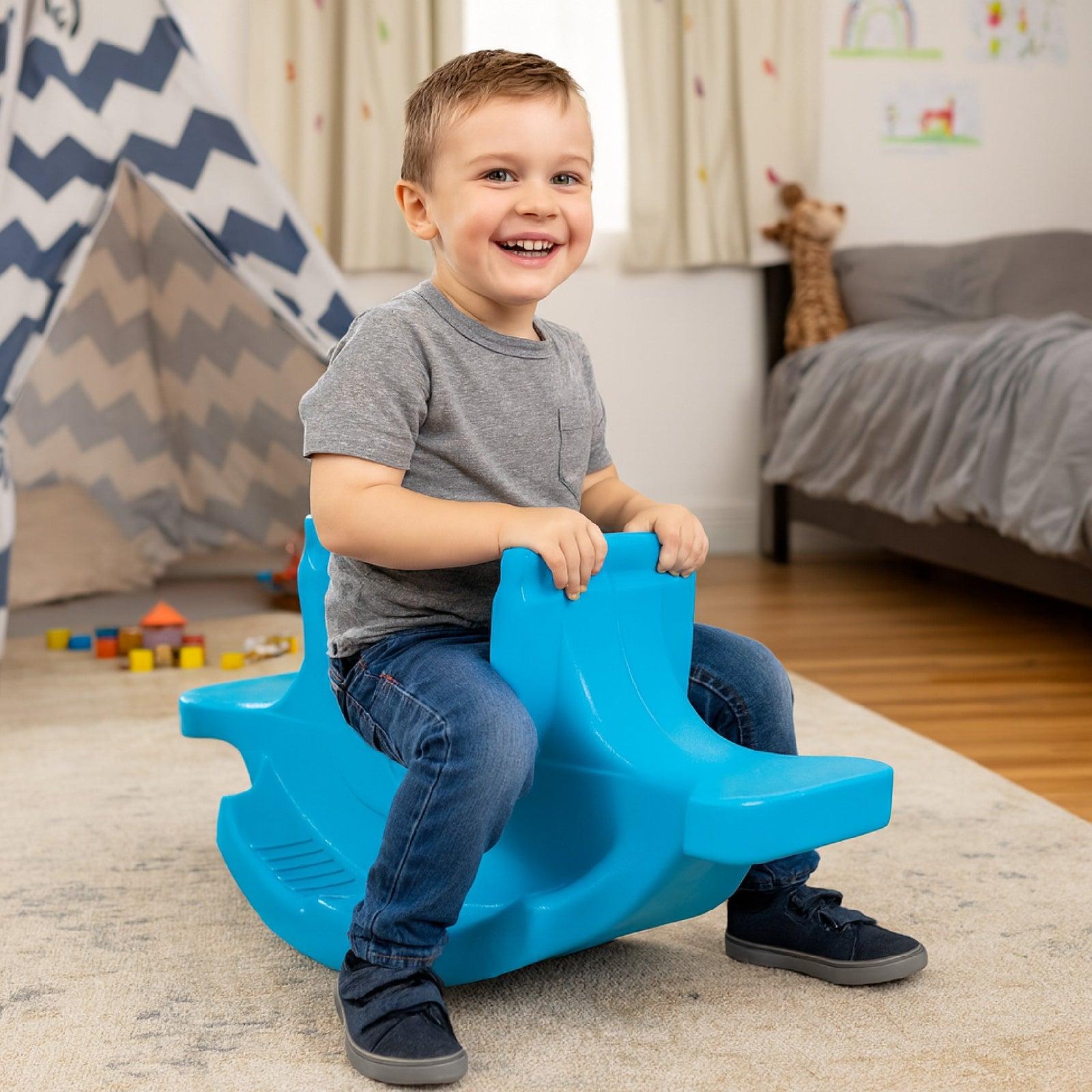 OK Play Rocker Medium (Blue) - See-Saws & Rockers