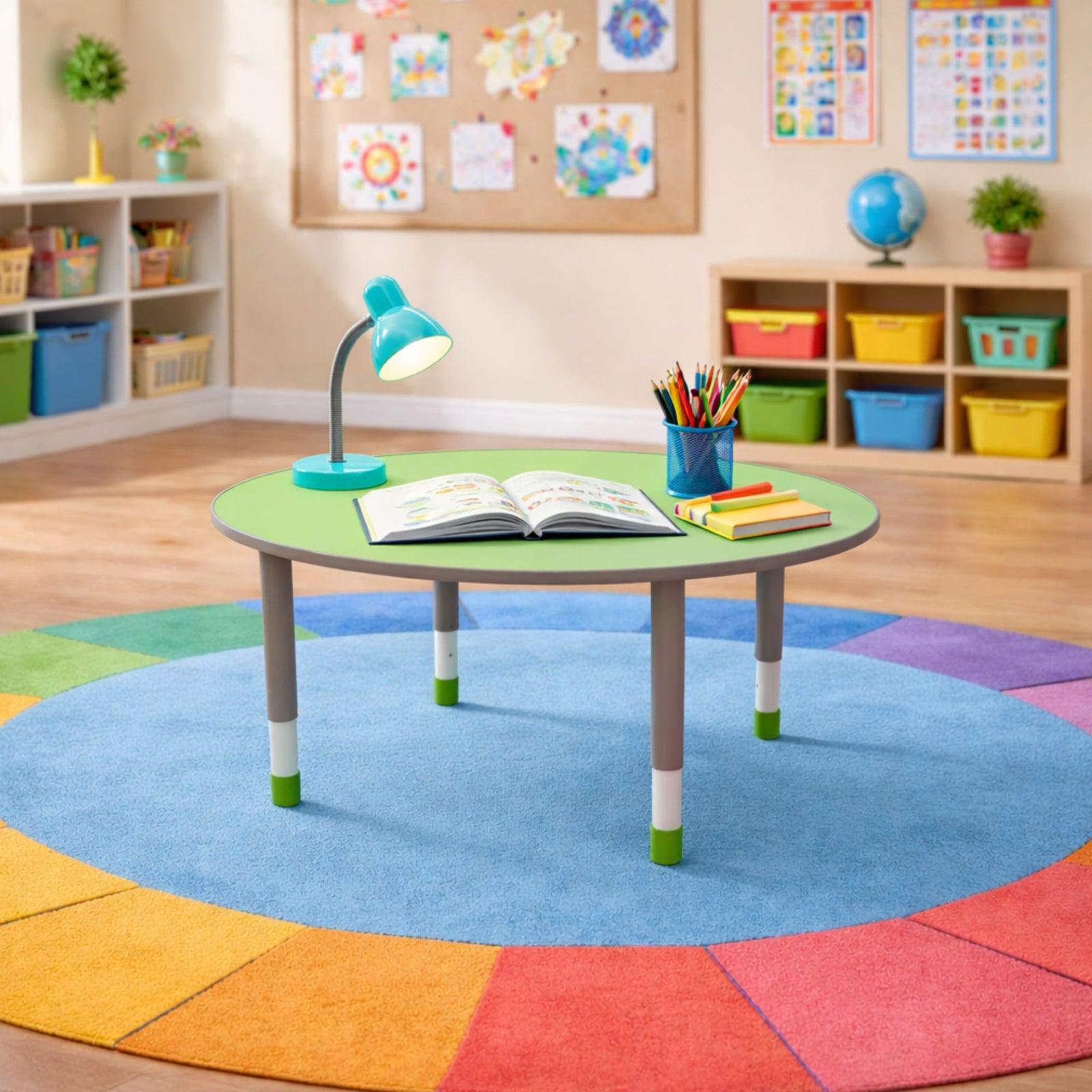 OK Play Round Table Large (Wooden) school furniture supplied in Gulbarga by CBM IMPEX