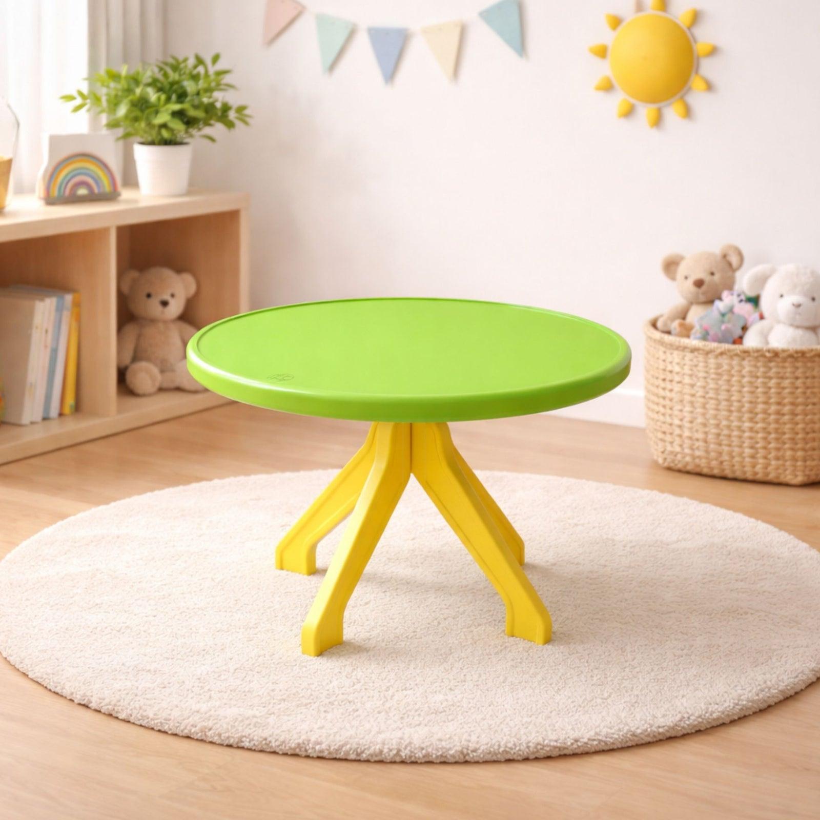 OK Play Round Table Small (Plastic Leg) school furniture supplied in Chikkaballapur by CBM IMPEX