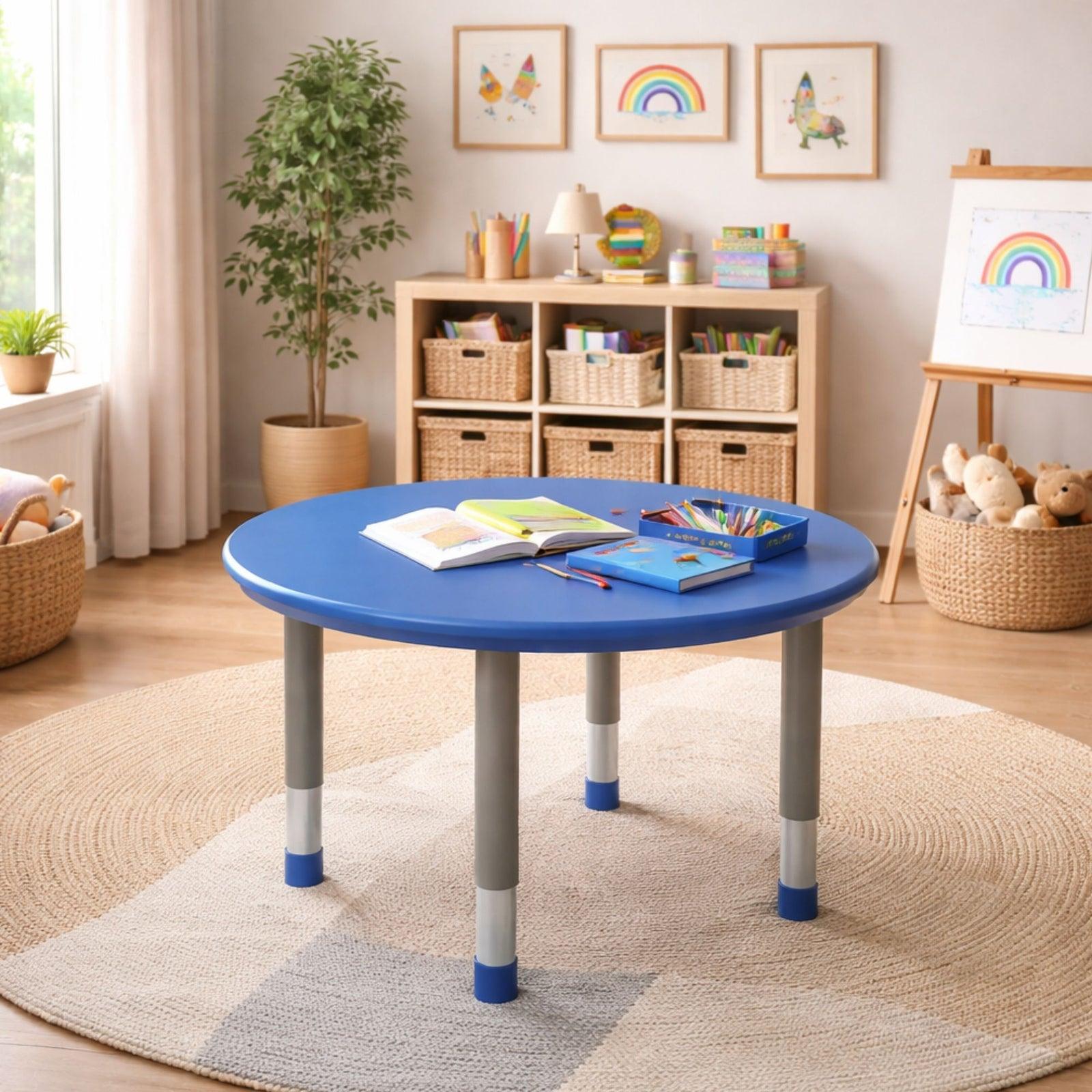 OK Play Round Table Small (Wooden) school furniture supplied in Chikkaballapur by CBM IMPEX