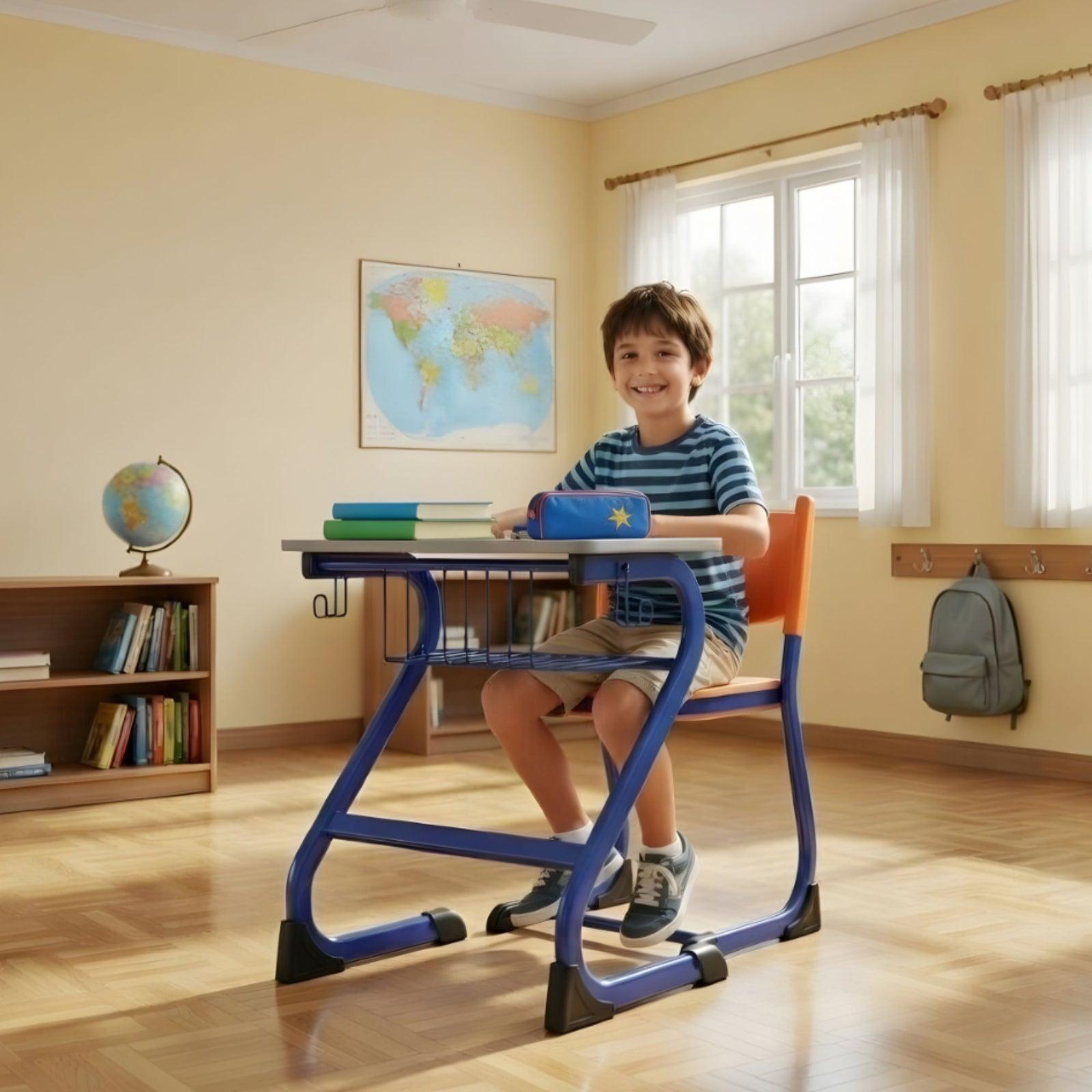 OK Play S - Type Single Desk - TT1_ECON school furniture supplied in Koramangala by CBM IMPEX