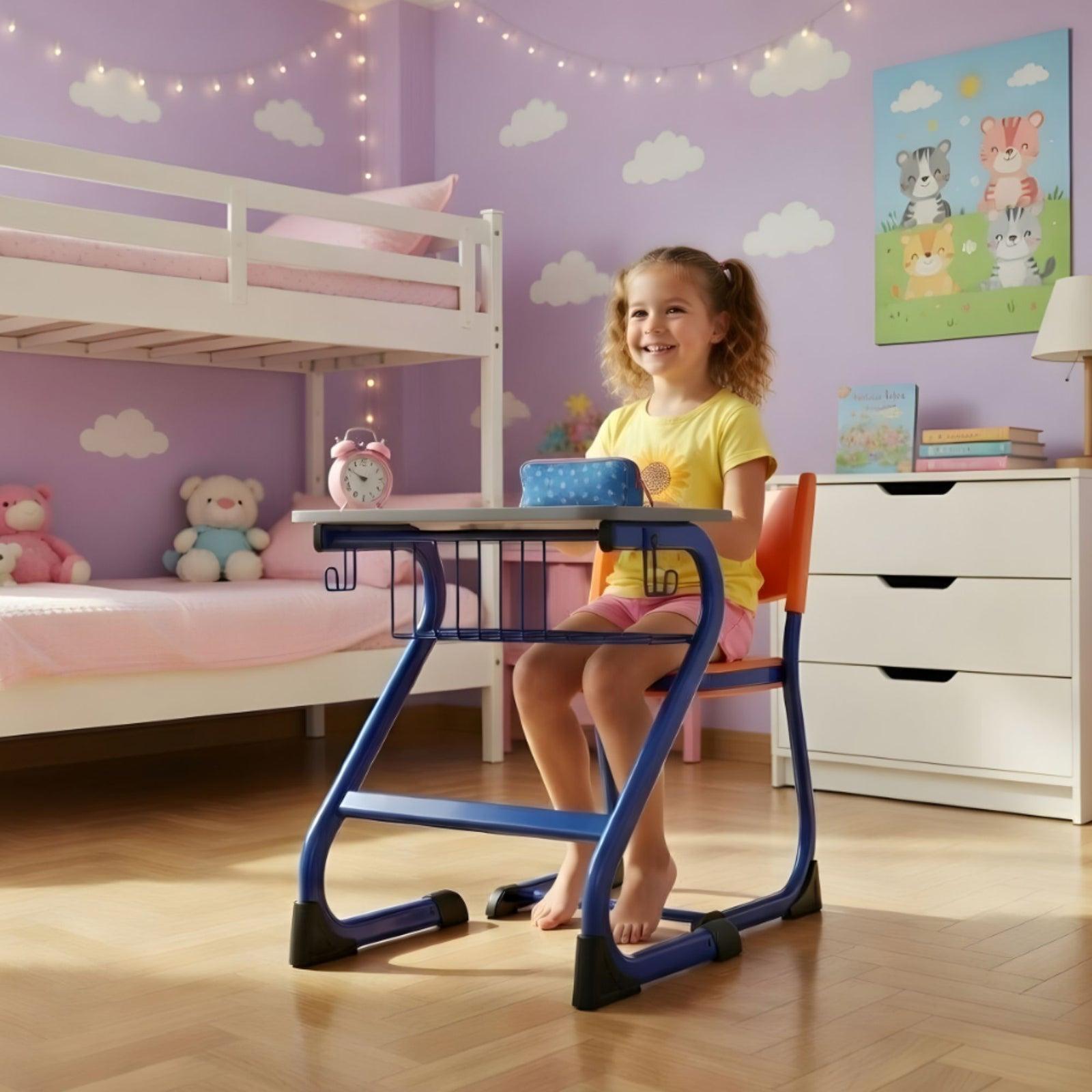 OK Play S - Type Single Desk - TT1 school furniture supplied in Koramangala by CBM IMPEX
