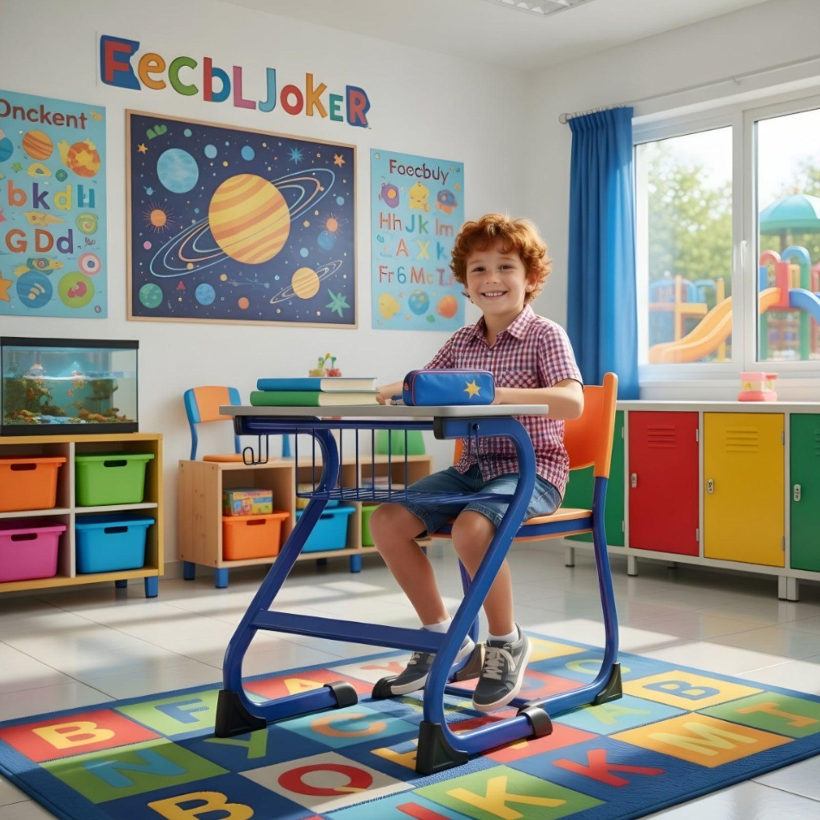 OK Play S - Type Single Desk - TT2 school furniture supplied in Davangere by CBM IMPEX