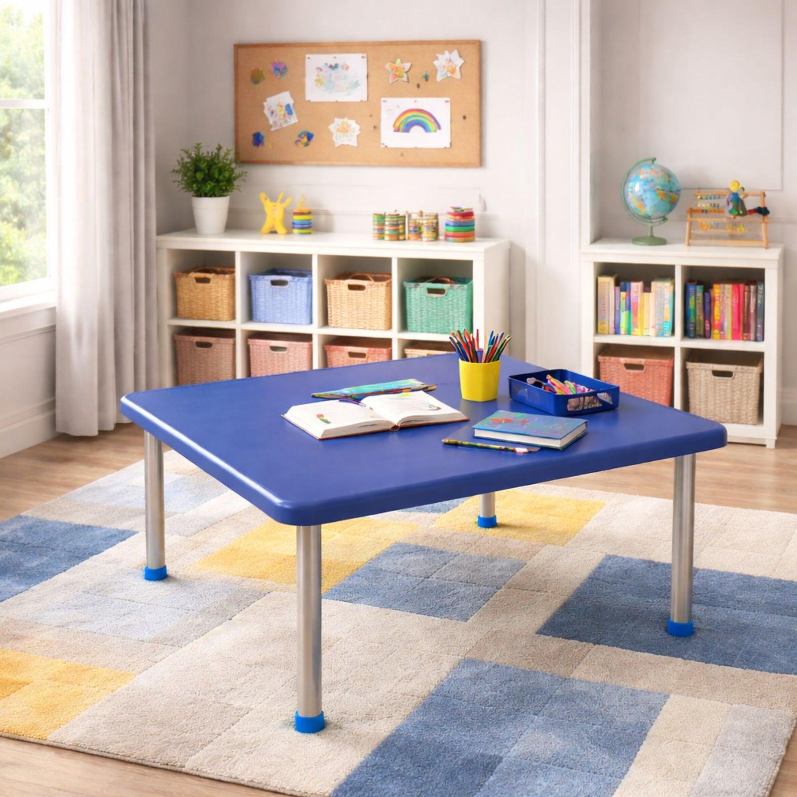 OK Play Square Table school furniture supplied in Basavanagudi by CBM IMPEX