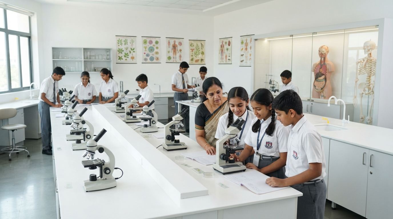 Biology Lab Setup for schools in Yadgir