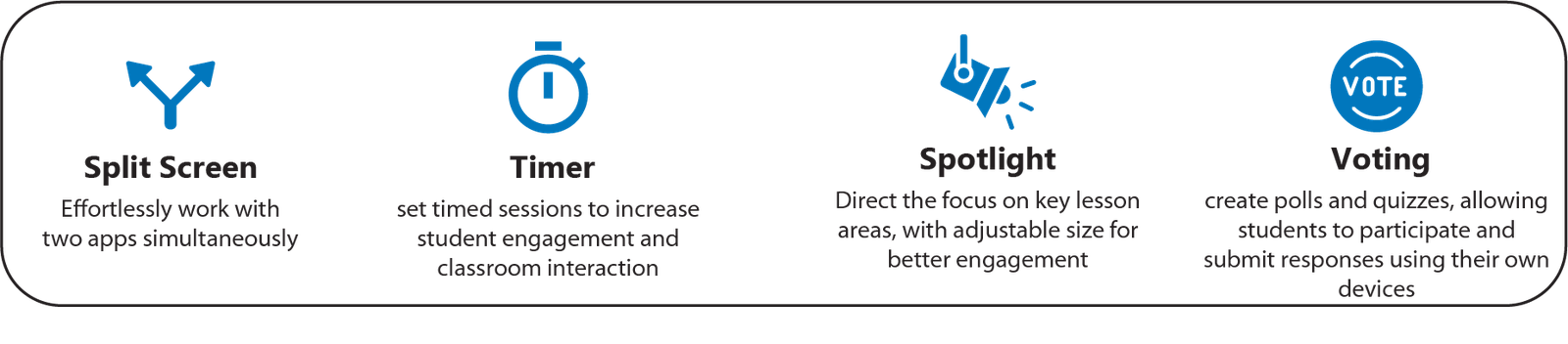 Specktron UDX-S2 interactive flat panel for smart classrooms in Mysuru