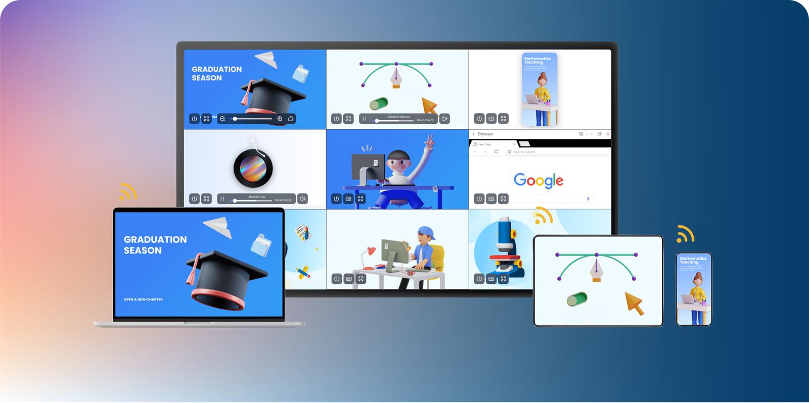 Specktron UDX-S2 interactive flat panel for smart classrooms in Chitradurga