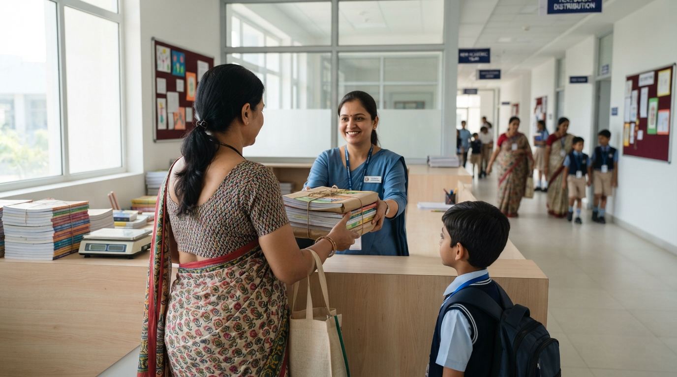School textbook supply — Oxford books for Kolar schools